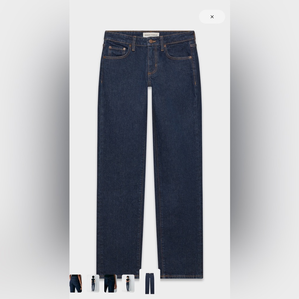 Denim Forum Tilda Lo-rise Straight Jean
